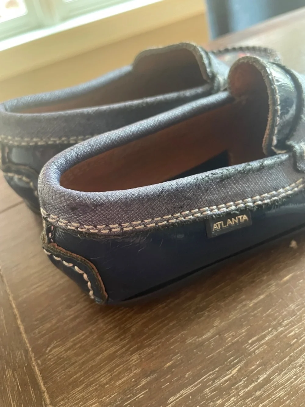 Atlanta Mocassins comfortable navy